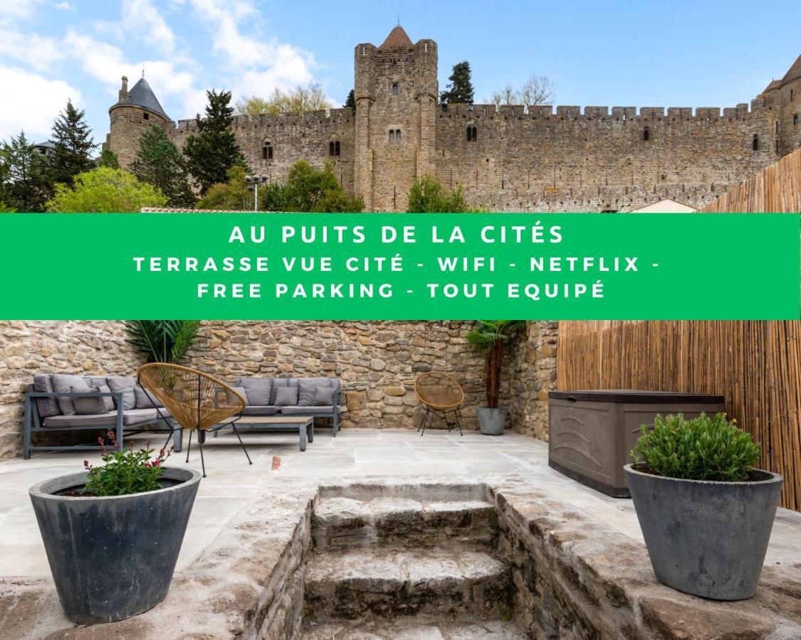 Au Puits De La Cite - Terrasse Vue Cite - Wifi Villa Carcassonne Ngoại thất bức ảnh